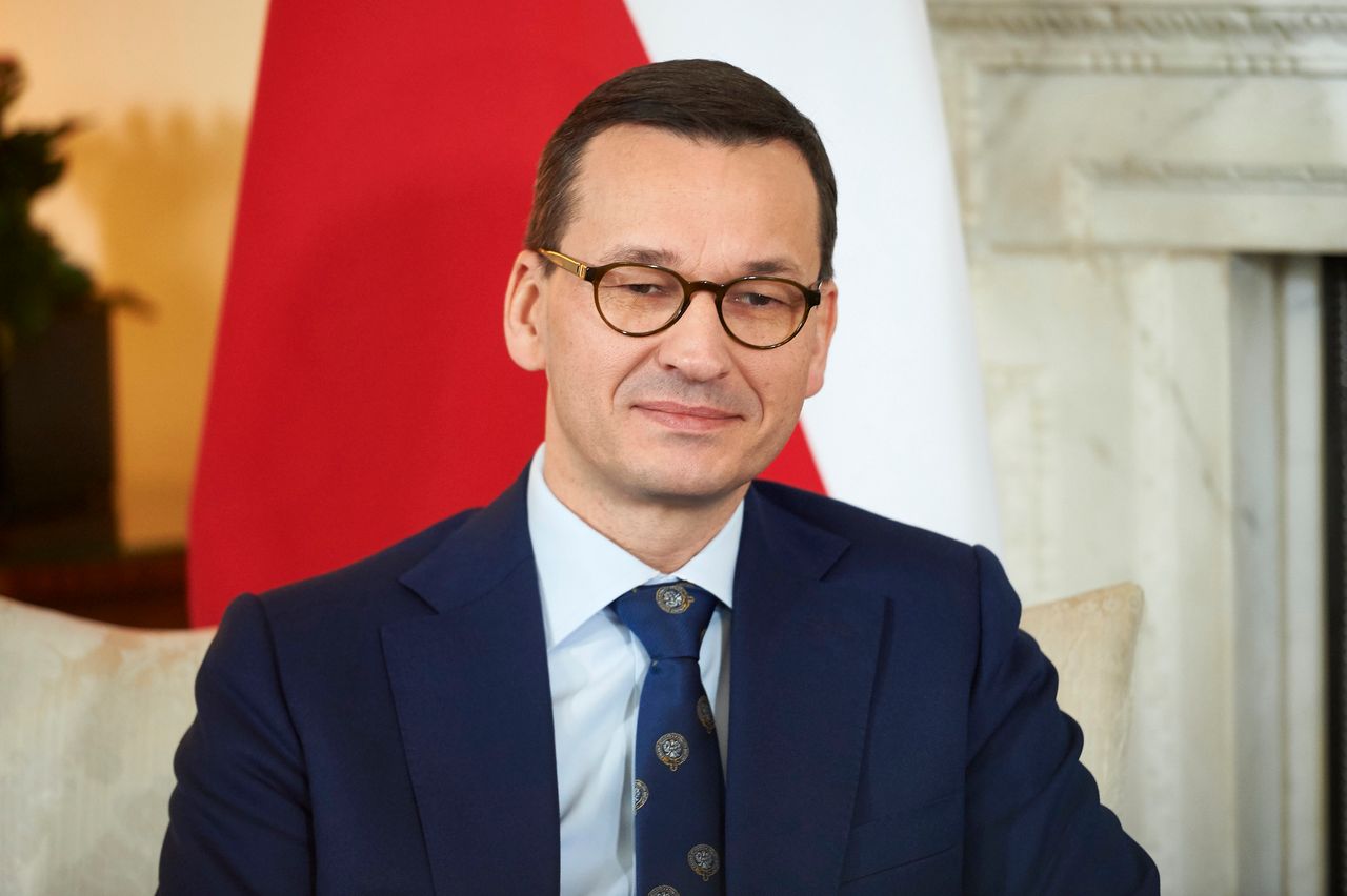 Premier Mateusz Morawiecki chce powrotu do podatku cyfrowego, fot. Niklas Halle’n – WPA Pool/Getty Images