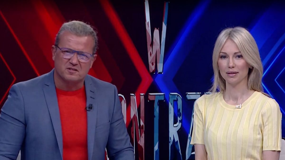 Magdalena Ogórek i Jarosław Jakimowicz.