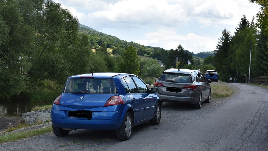Niektórzy zmotoryzowani nagminnie stawiają swoje auta na wałach przeciwpowodziowych Brennicy, a to jest zabronione
