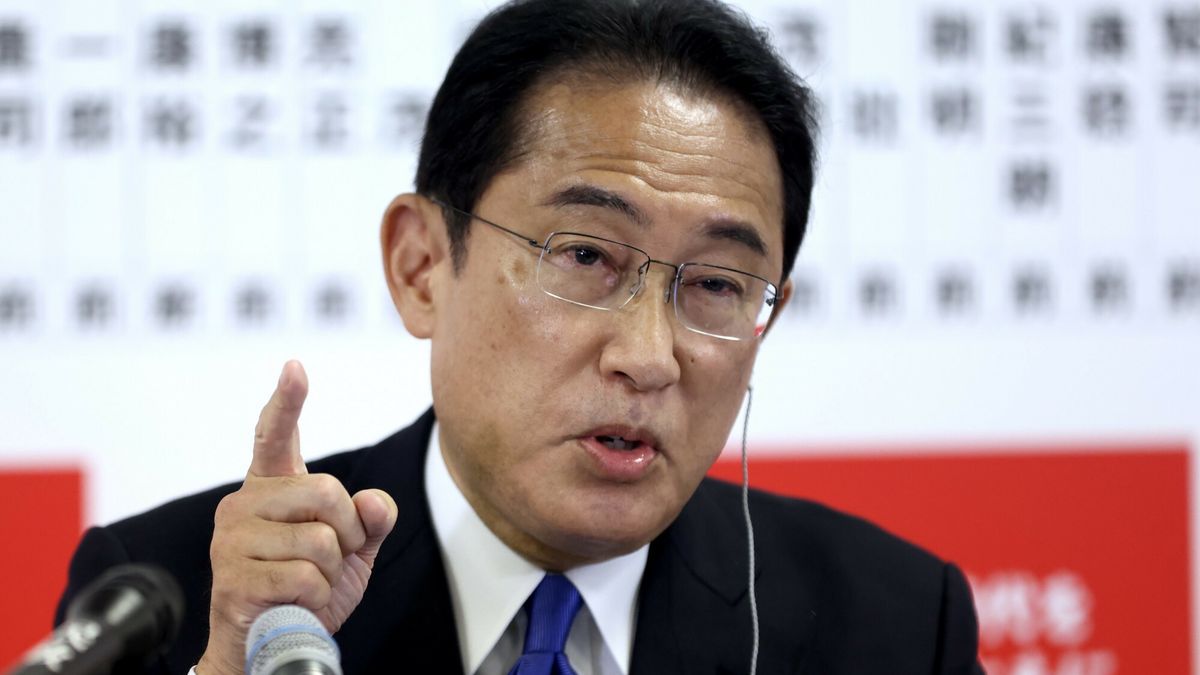 Premier Japonii Fumio Kishida  (Behrouz Mehri, Pool via AP)