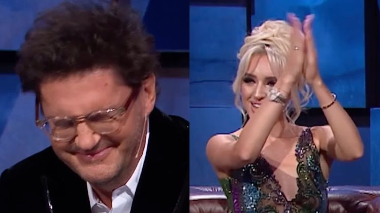 Internauci zażenowani zachowaniem Caroline Derpienski w programie Wojewódzkiego