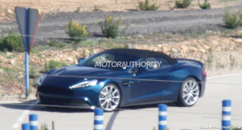 Aston Martin Vanquish Volante wyszpiegowany bez kamuflażu
