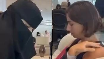 9,5 mln wyświetleń. Takie sceny na lotnisku w Arabii. Prawdziwy viral