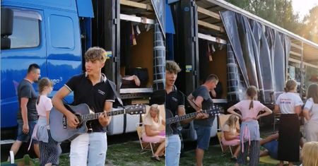 17-latek gotował rosół na pielgrzymce. Nagle chwycił za gitarę i stał się gwiazdą internetu