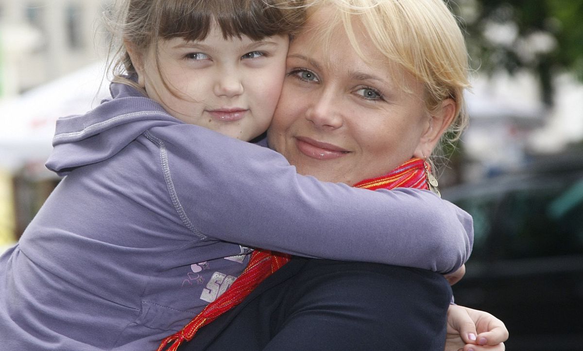Anna Samusionek z córką. Teraz Mia jest już dorosła