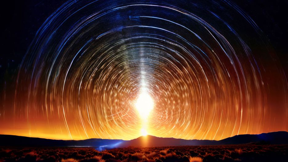 Fast radio burst - krótki sygnał radiowy spoza galaktyki (AI)