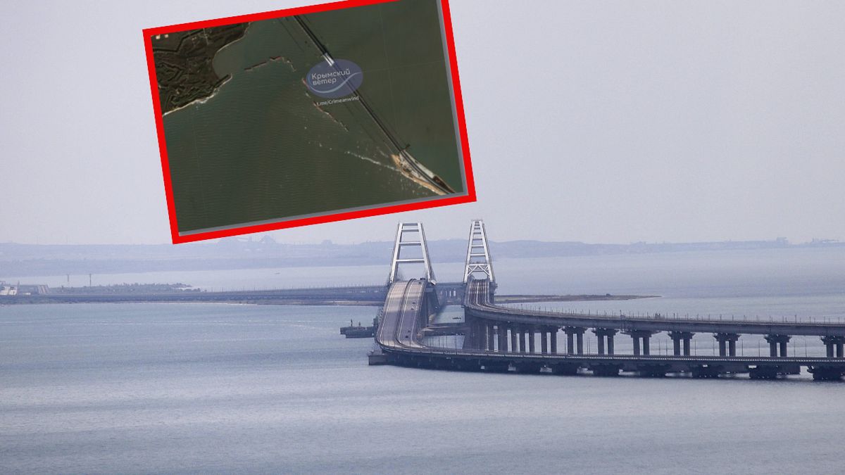 Zabezpieczenia mostu Krymskiego się sypią