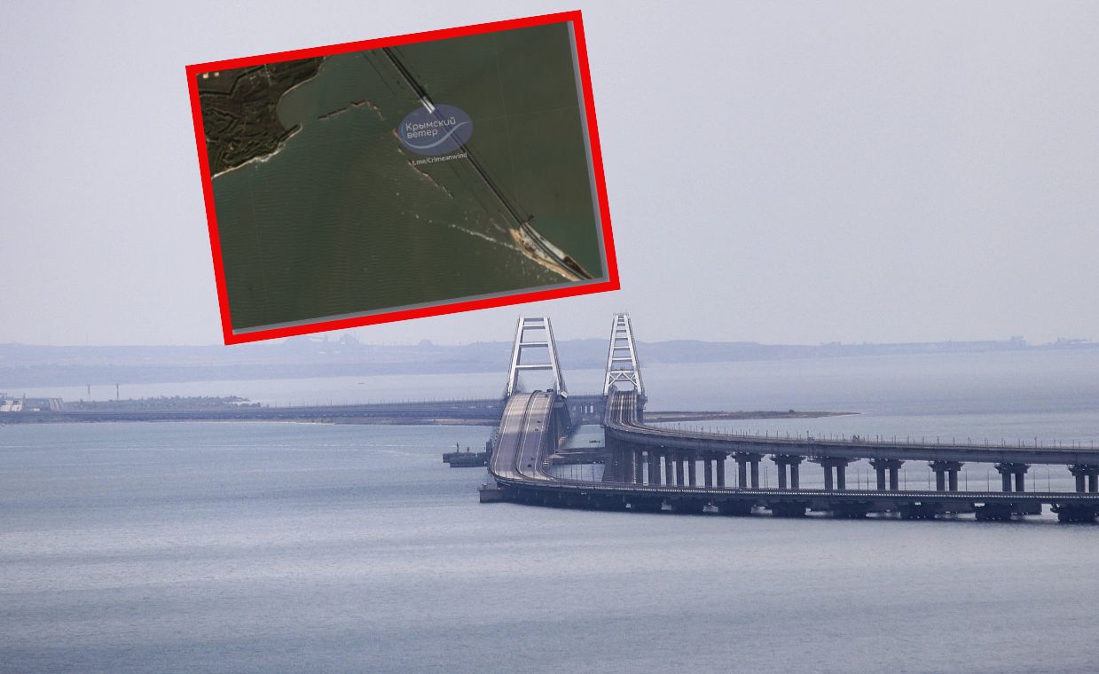 Storm-battered defenses leave Crimean Bridge vulnerable