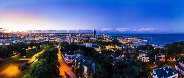 Panorama miasta z Kamiennej Góry