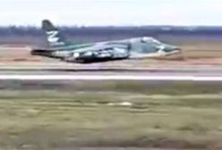 Su-25 próbował się ratować. Rosyjski pilot lądował bez podwozia