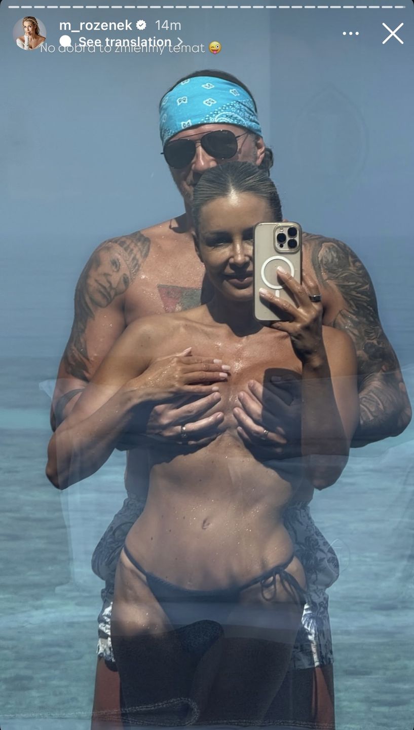 Małgorzata Rozenek topless i Radek Majdan zachęcają do badań