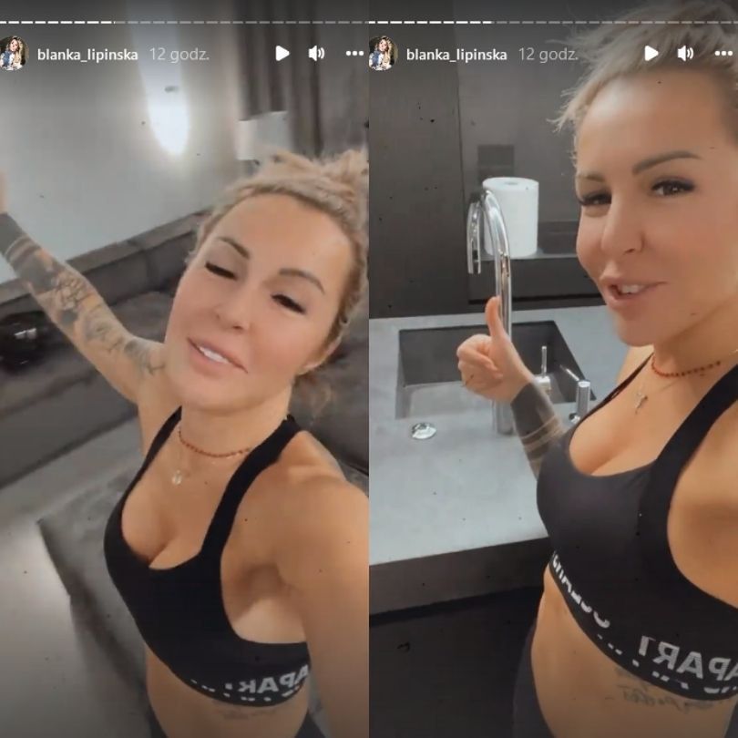 Blanka Lipińska ekscytuje się czarną choinką w nowym mieszkaniu