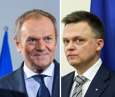 Hołownia uderzył w Trzaskowskiego i Nawrockiego. Ostra reakcja Tuska