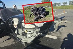 Groźny wypadek na DK10. Interweniował LPR