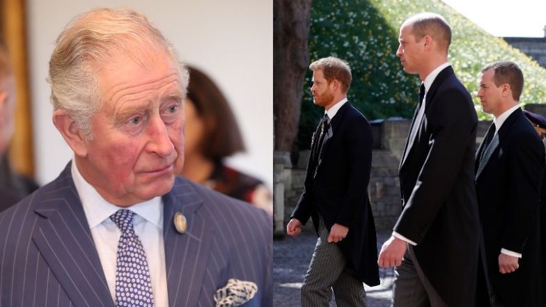 Książę Karol przyczynił się do rozmowy  Williama i Harry'ego po pogrzebie Filipa