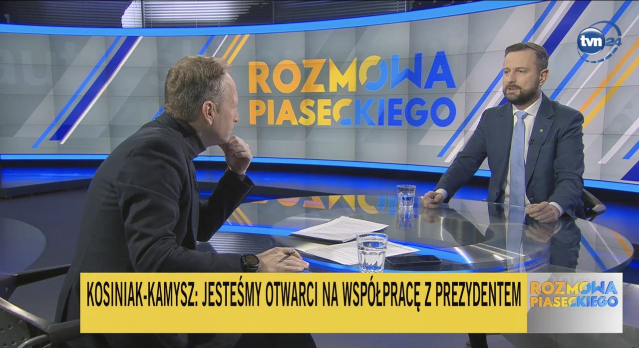 Kosiniak-Kamysz w "Rozmowie Piaseckiego", mówił o zmianach w konstytucji