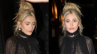 Paris Jackson znów świeci nagim biustem! Imprezę modową opuściła w prześwitującej sukience