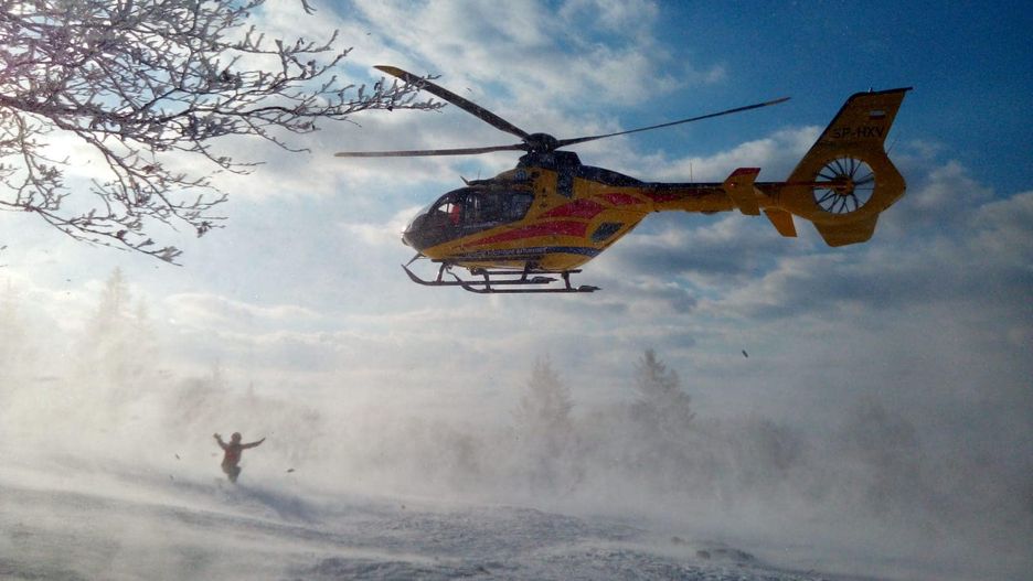 Beskidy. GOPR=owcy dwukrotnie w weekend wzywali helikopter LPR