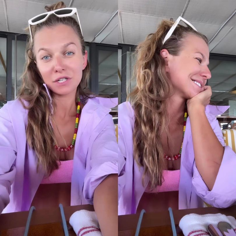 Anna Lewandowska relacjonuje pierwszy dzień Klary w nowej szkole