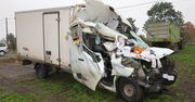 Bus wbił się w przyczepę traktora! O krok od tragedii na drodze krajowej nr 62