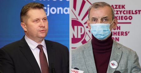 "Po raz kolejny pokonaliśmy wirusa". Broniarz komentuje zapowiedzi Czarnka