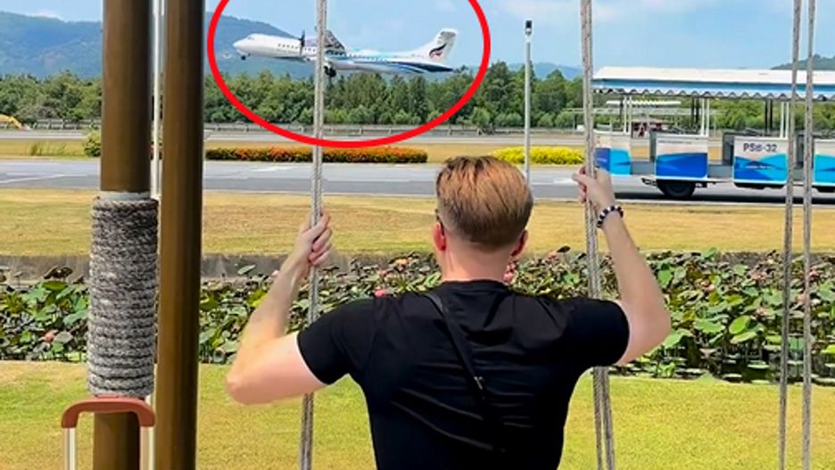 Terminal lotniska znajduje się na powietrzu