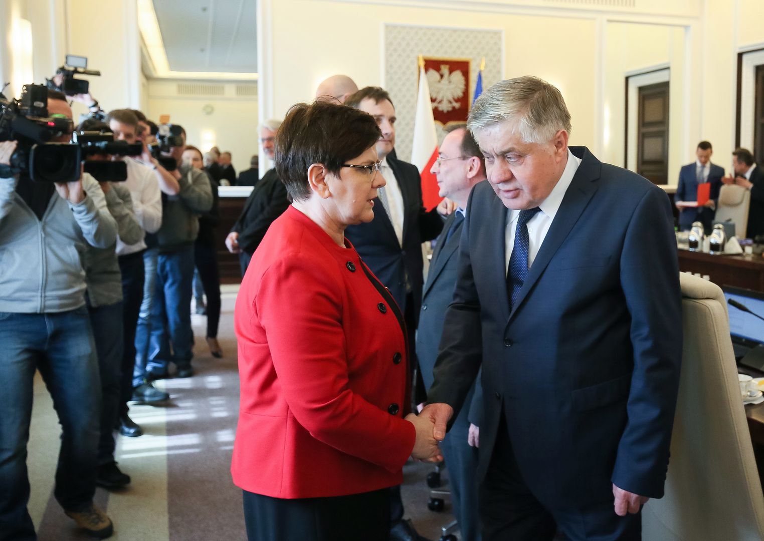 Beata Szydło i Krzysztof Jurgiel