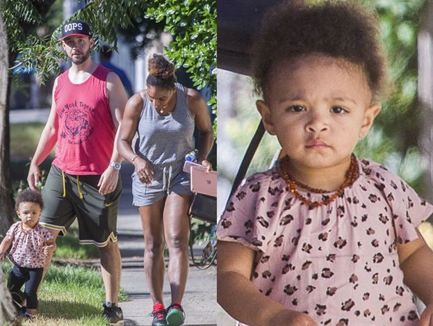 Serena Williams w sportowym wydaniu spaceruje z córką i mężem (ZDJĘCIA)