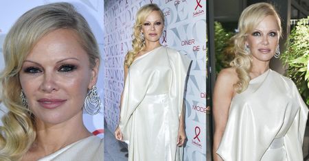 Pamela Anderson udrapowała sobie szatę z obrusa?