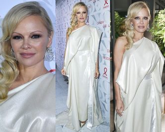 Pamela Anderson udrapowała sobie szatę z obrusa?