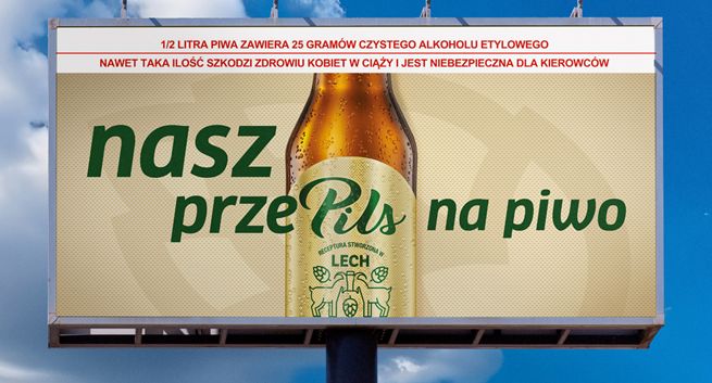 Lech z hasłem „Nasz PrzePils na piwo” promuje nowe opakowania