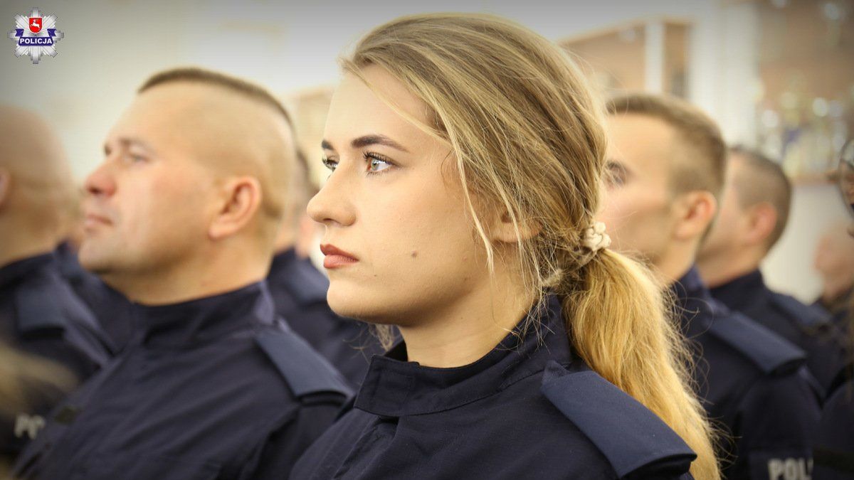 Ślubowanie nowych policjantów w Lublinie