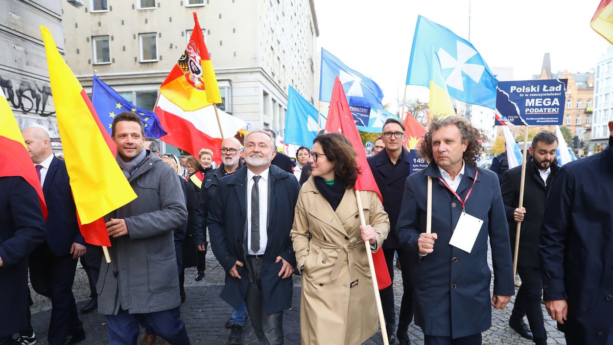 Prezydent Warszawy Rafał Trzaskowski, prezydent Gdyni Wojciech Szczurek,  prezydent Gdańska Aleksandra Dulkiewicz i prezydent Sopotu Jacek Karnowski 