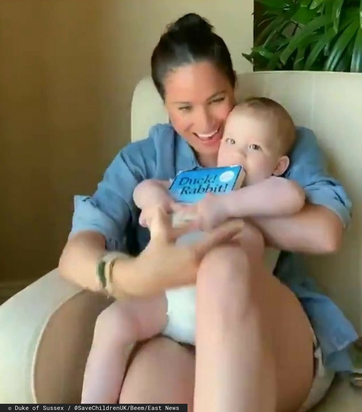 Meghan Markle, książę Harry i Archie 