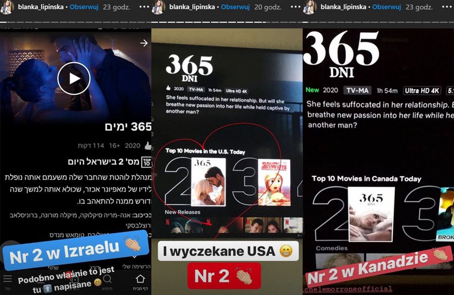 Widzowie miażdżą 365 dni