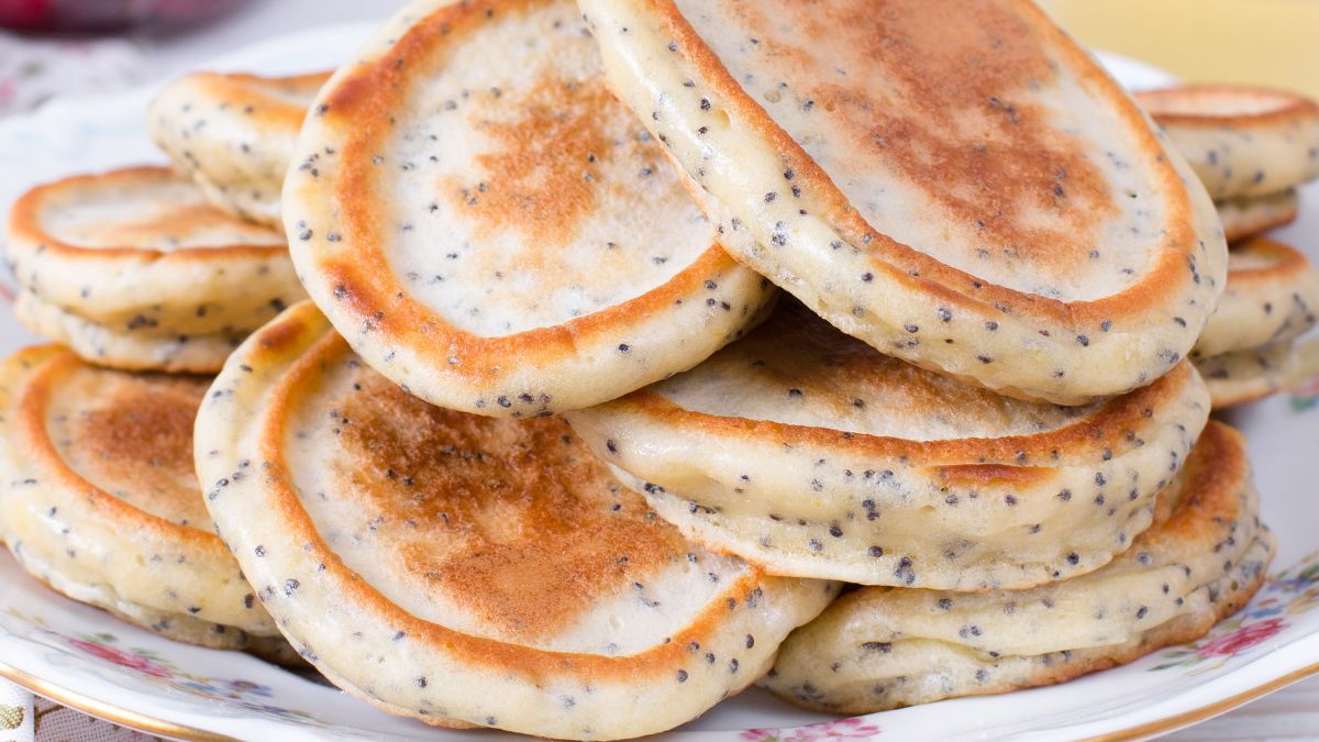 Placki na śniadanie z chia mają dużo błonnika