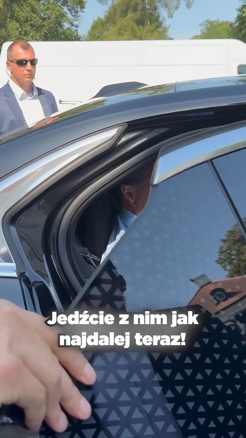 Donald Tusk przybył na plan "Rancza"