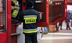 Pożar ciężarówki na AOW. Utrudnienia pod Wrocławiem