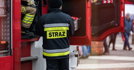 Pożar ciężarówki na AOW. Utrudnienia pod Wrocławiem