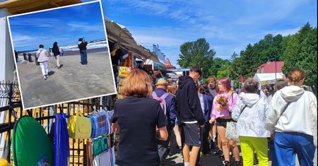 Bałtyk walczy z wichurą. Byliśmy we Władysławowie. Biznes nie zwalnia