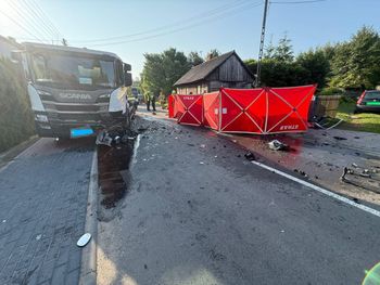 Tragiczny wypadek w Żytniowie. Nie żyje 45-letnia kobieta