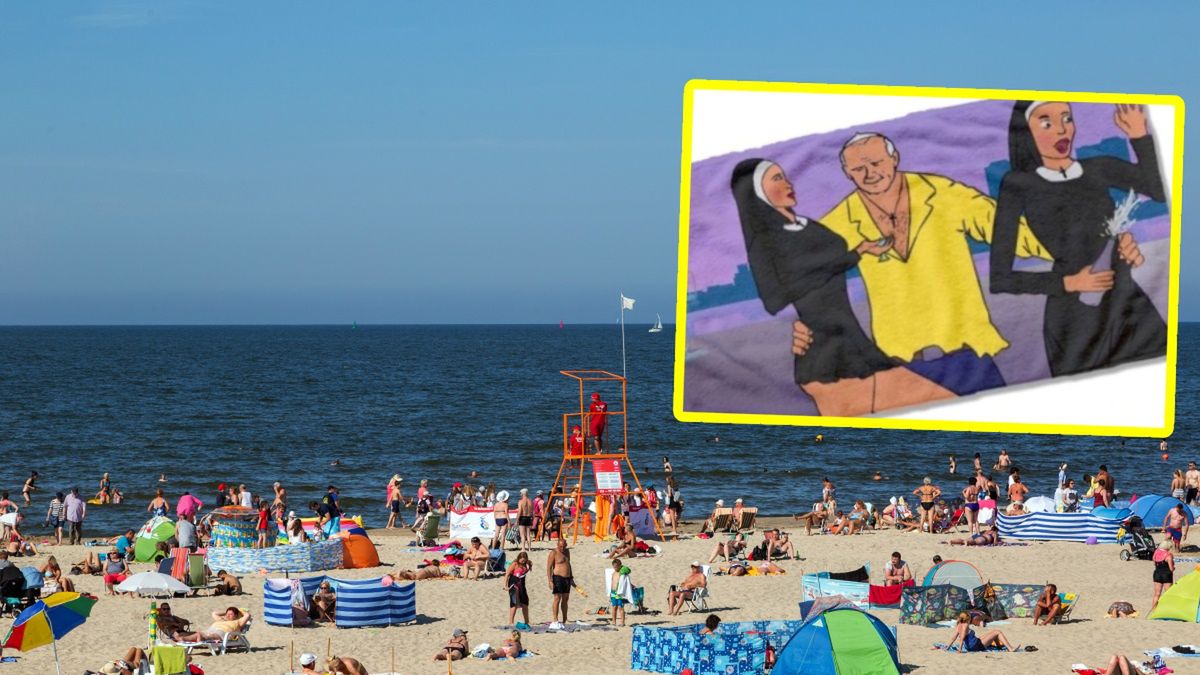 Ręcznik z Janem Paweł II i zakonnicami trafił do sprzedaży