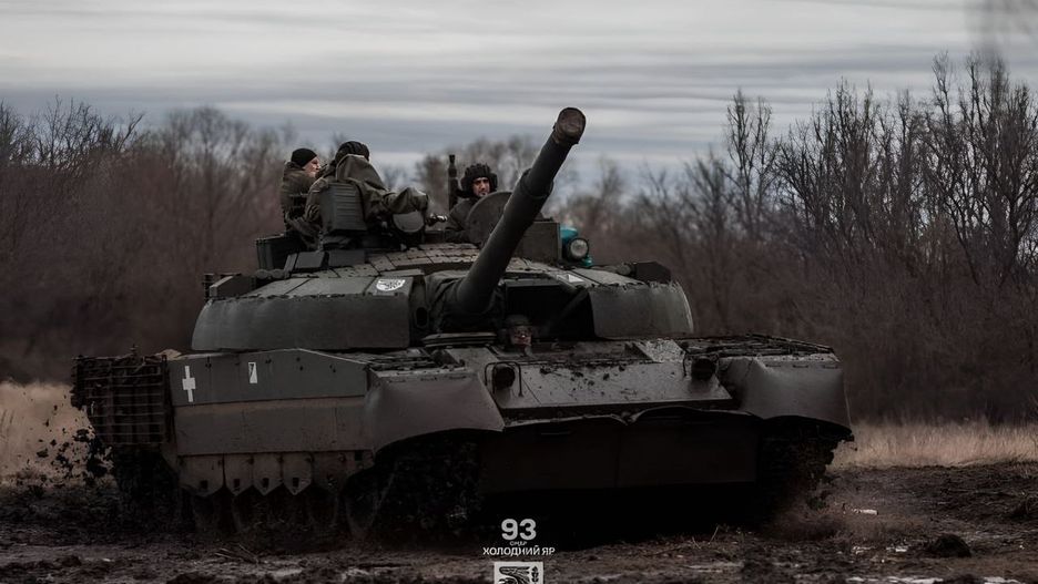 Rosyjski T-80BWM w służbie Ukraińców.