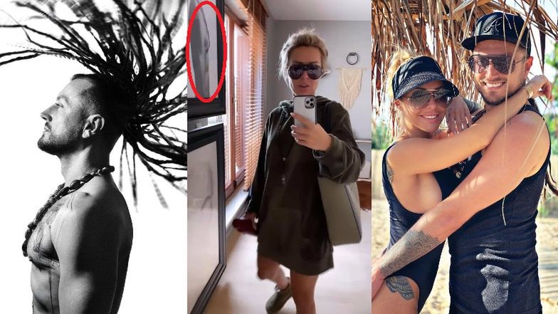 Blanka Lipińska dalej trzyma zdjęcie Barona na ścianie