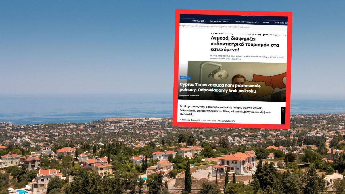 Polski portal na Cyprze oskarżony o promocję okupacji