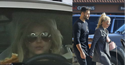 Britney Spears z chłopakiem zajadają się fast foodem (FOTO)
