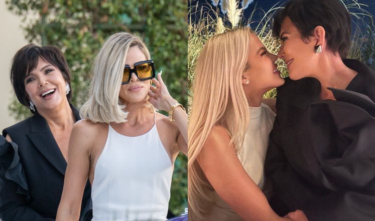Internet users criticize Khloé Kardashian for editing a photo with her mother.