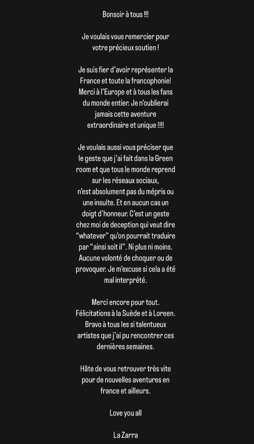 Oświadczenie La Zarry