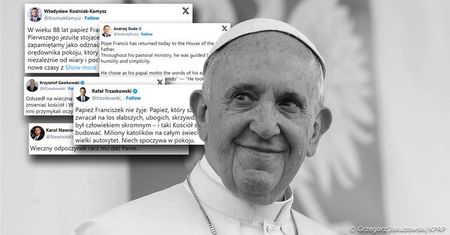 Polscy politycy o papieżu Franciszku. "Wielki autorytet"