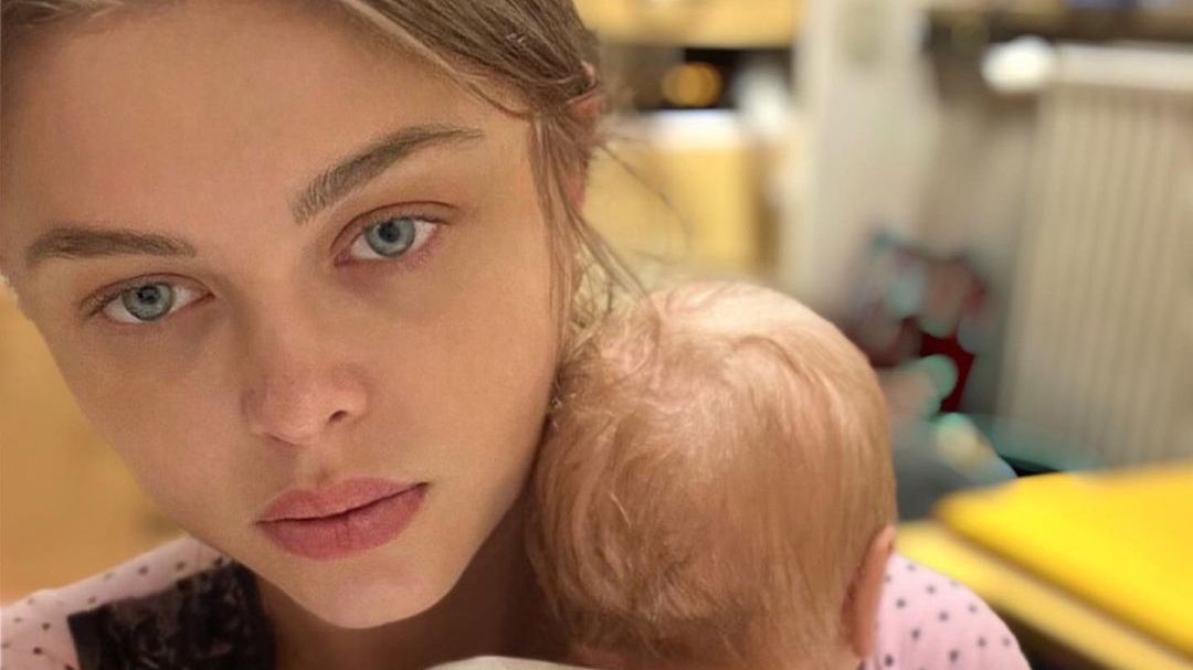 Joanna Opozda z synkiem 